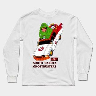 Steve Grace slimer Ecto Design Long Sleeve T-Shirt